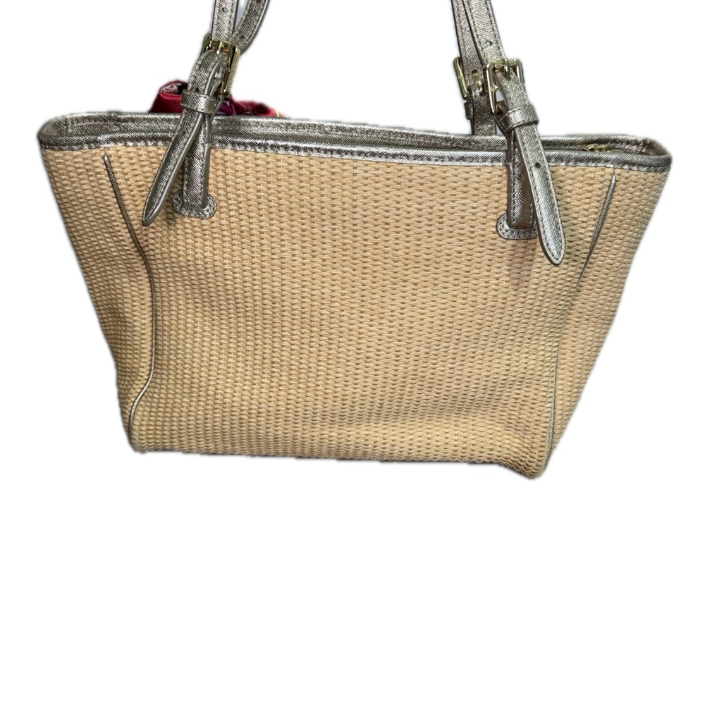 Tory Burch Raffia York Natural Straw Tote - Picture 2 of 13